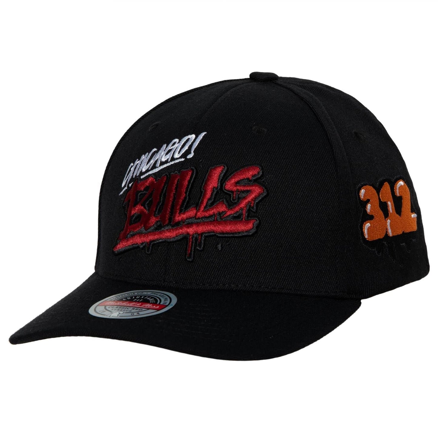 Mitchell & Ness Men's NBA Chicago Bulls Hwc Slap Sticker Classic Red Bulls