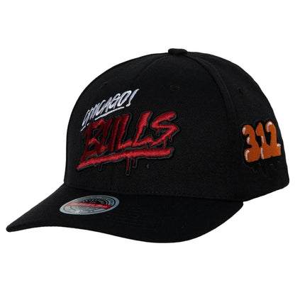Mitchell & Ness Men's NBA Chicago Bulls Hwc Slap Sticker Classic Red Bulls