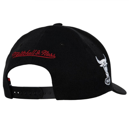 Mitchell & Ness Men's NBA Chicago Bulls Hwc Slap Sticker Classic Red Bulls