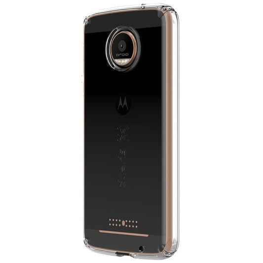 Speck Products Candyshell Clear Case for Moto Z Force Droid Smartphone, Clear/Clear