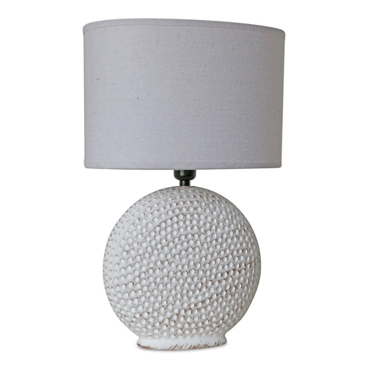 Melrose International Notched Ceramic Table Lamp 26"H