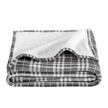 Stirling Plaid - Grey/White-