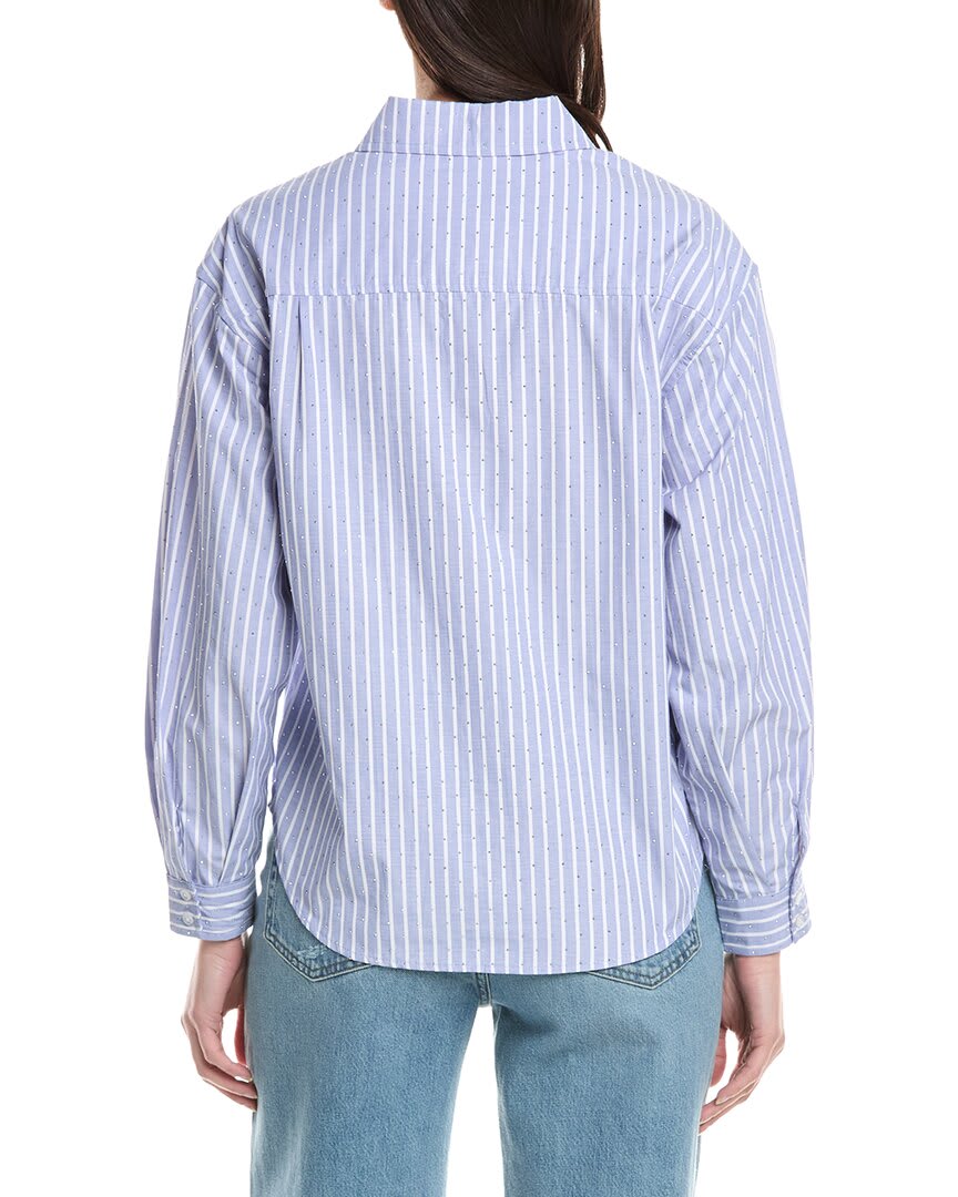 BLUE STRIPE HEART-