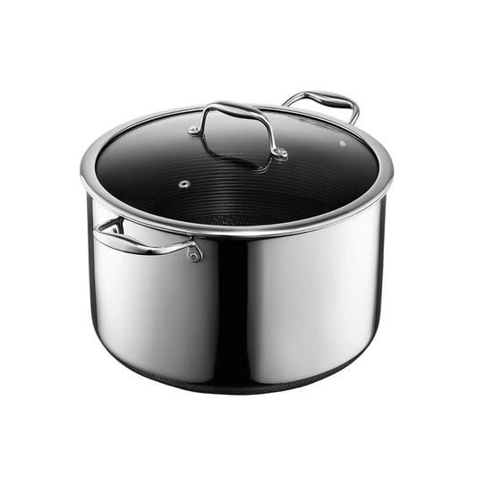 Hexclad Hybrid Stock Pot with Lid