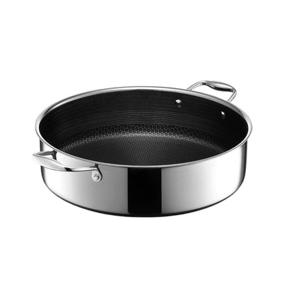 Hexclad  Hybrid Deep Sauté Pan with Lid