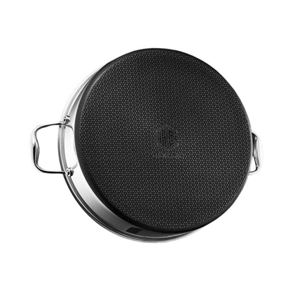 Hexclad  Hybrid Deep Sauté Pan with Lid