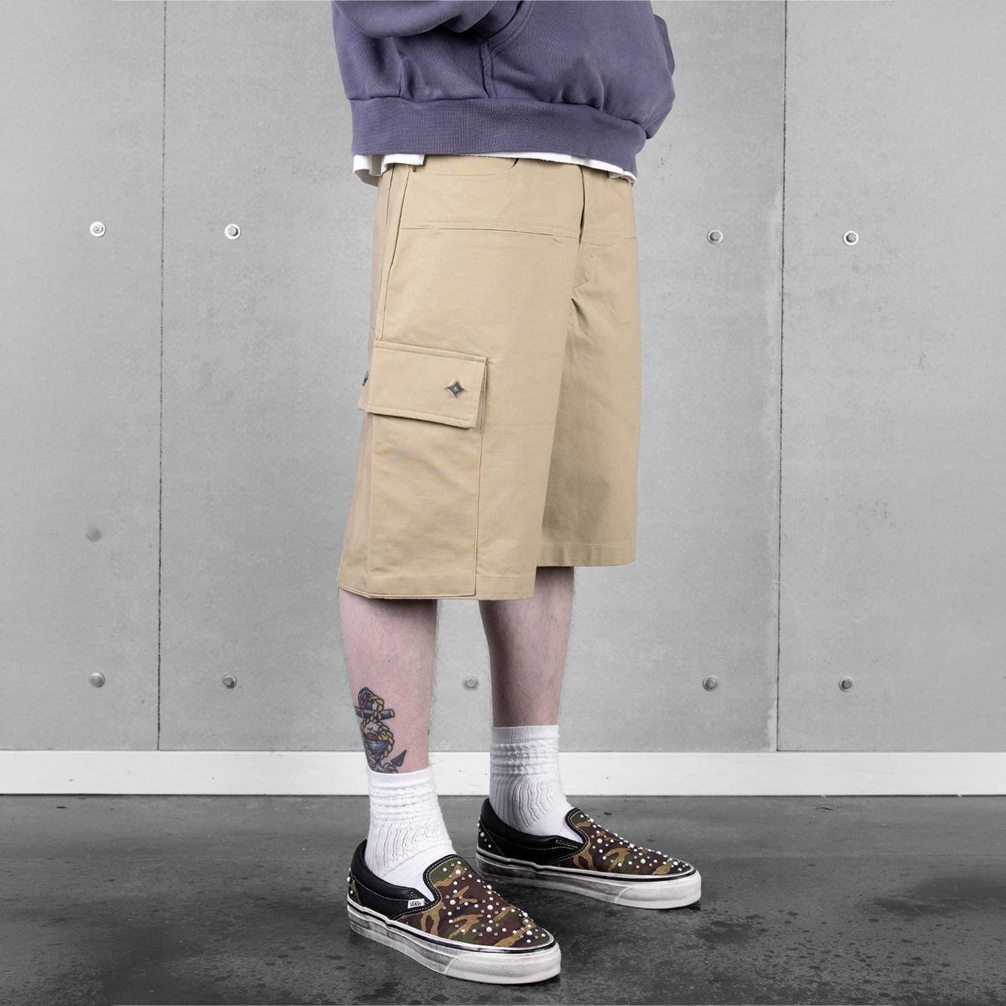 Commons Ripstop Cargo Short Beige