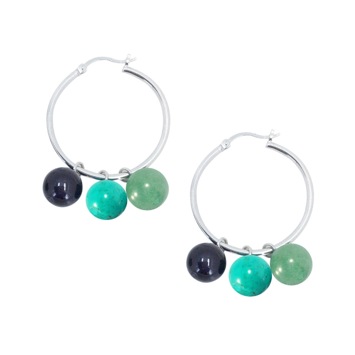Black, Green, Blue-