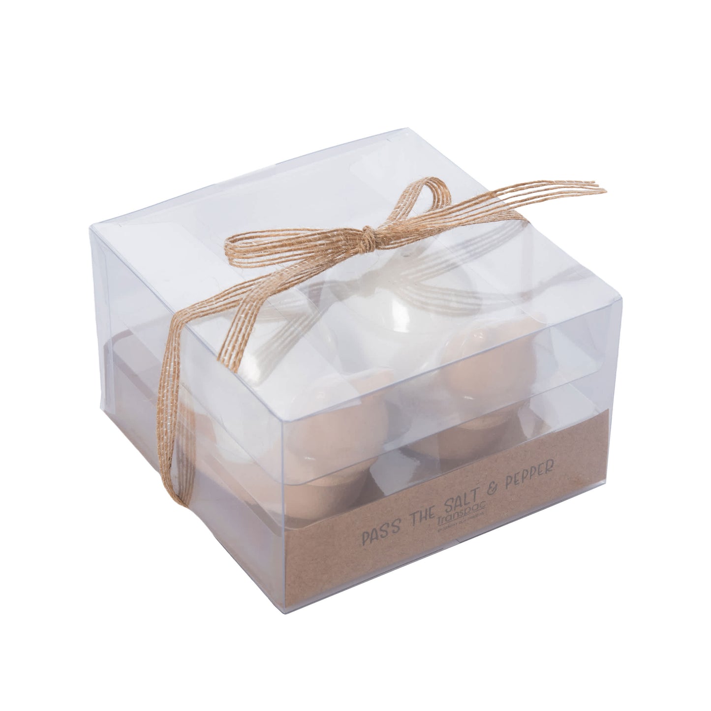 Ceramic Snail Salt and Pepper Set of 2 White for Spring Serving and Entertaining