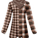 Brown White Plaid