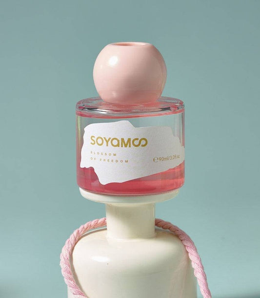 SOYAMOO Morning Dew Rose Scent Boutique Reed Diffuser – 90ml