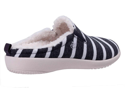 Grey and White Stripe -
