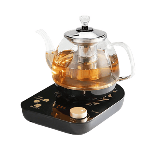 4 Supply Professional Multi-Functional Glass Teapot | 800Ml Fast Heating, Cooking And Brewing Integrated Electric Kettle With Stainless Steel Filter