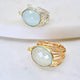 Blue Chalcedony Gold Copper