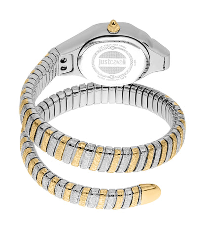 Jc1l270m0055 Just Cavalli Women's Two Tone Gold/Silver Watch with Champagne Dial