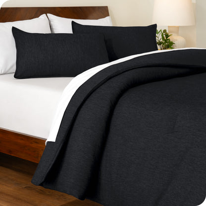 Heathered Black-