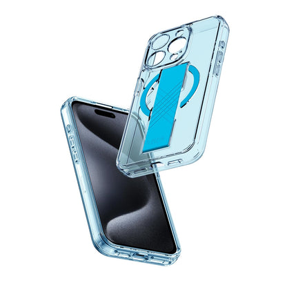 Avana Creation - Grip-It Sky Case for Apple Iphone 15 Pro (6.7"),Clear Phone Case with Built-In Grip, Compatible with Magsafe, Anti-Yellowing, Self-Healing, Shockproof Slim Cover & Sensitive Buttons
