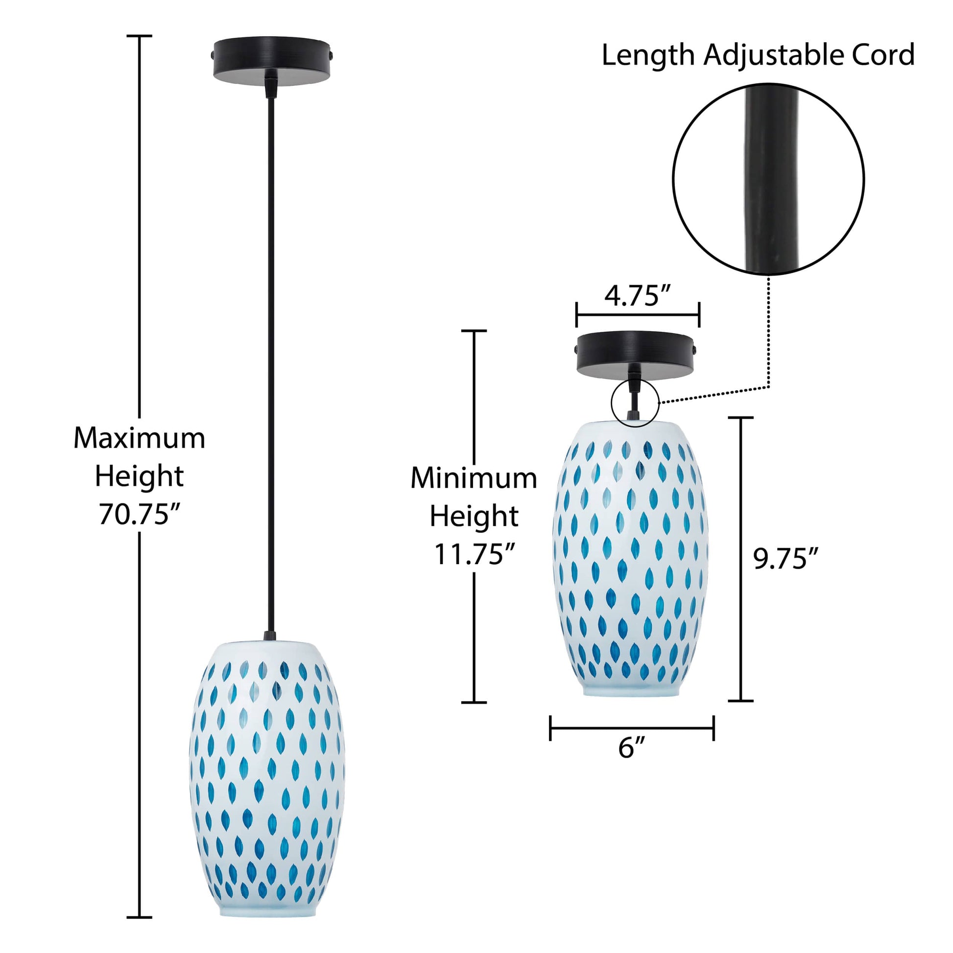 White/Blue/Black-