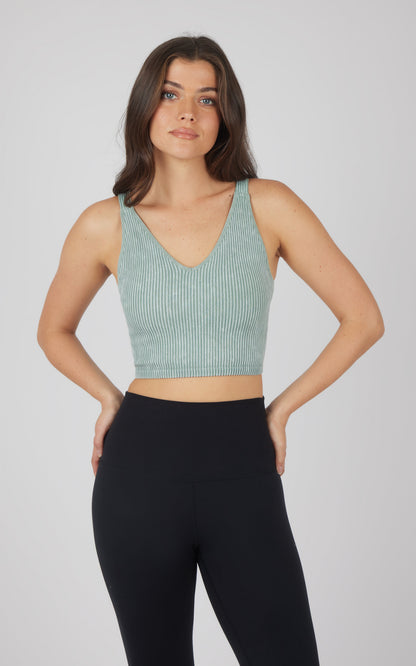 2 PK Stone Wash V-Neck Tank - Our Stone Story
