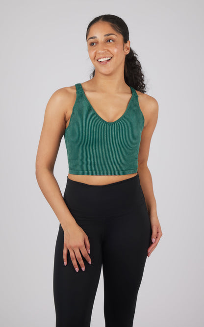 2 PK Stone Wash V-Neck Tank - Our Stone Story
