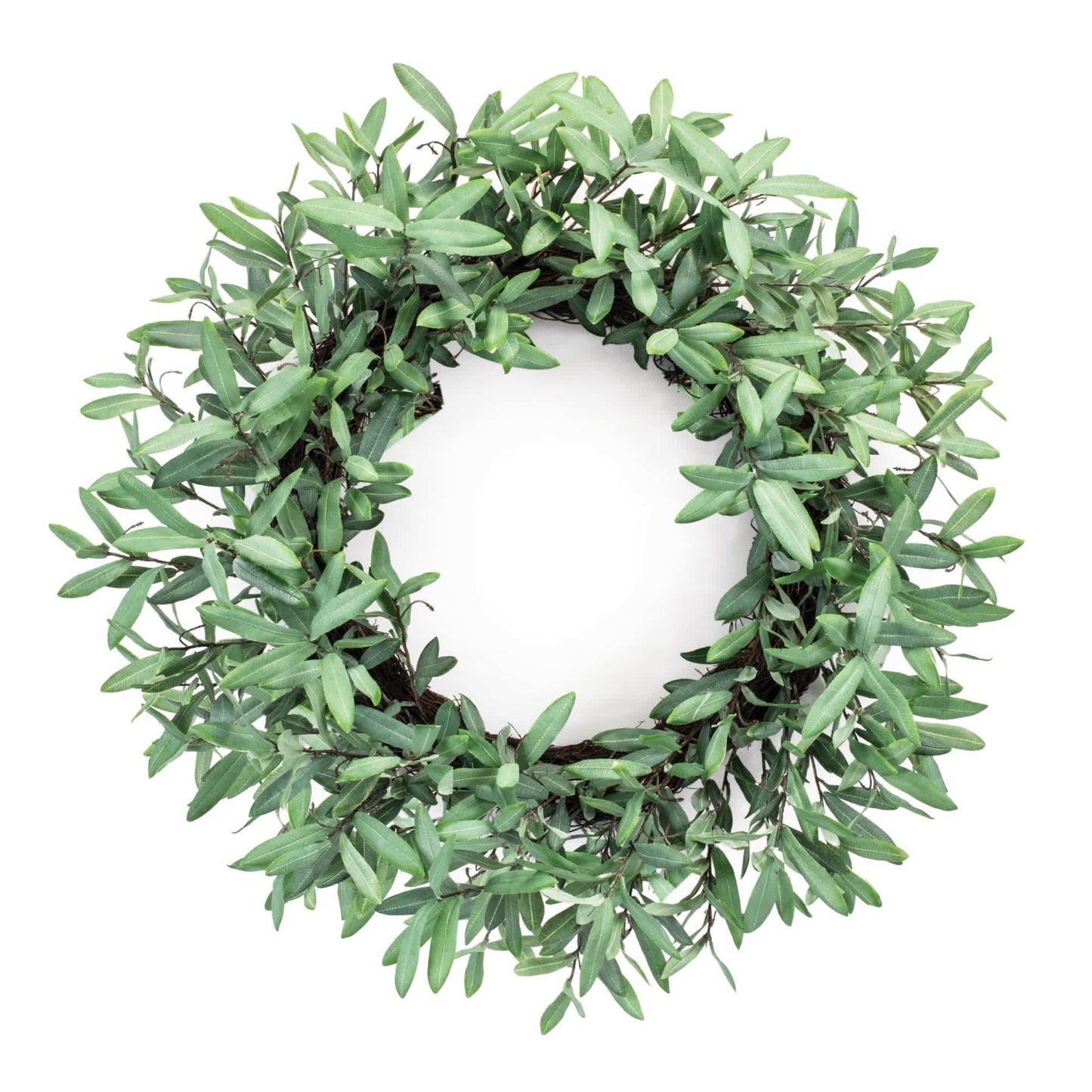 Melrose International Olive Leaf Foliage Wreath 29"D