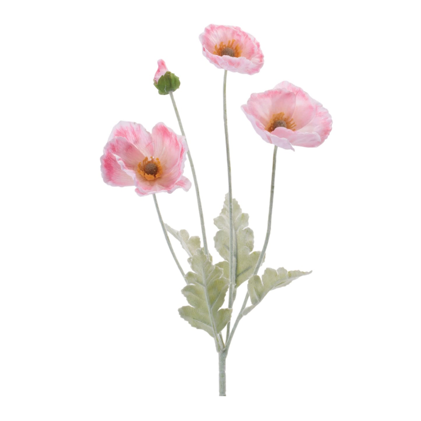 Melrose International Poppy Floral Spray (Set of 6)