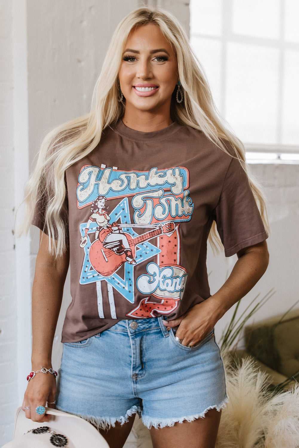 Threaded Pear Honky Tonk Fashion Tee