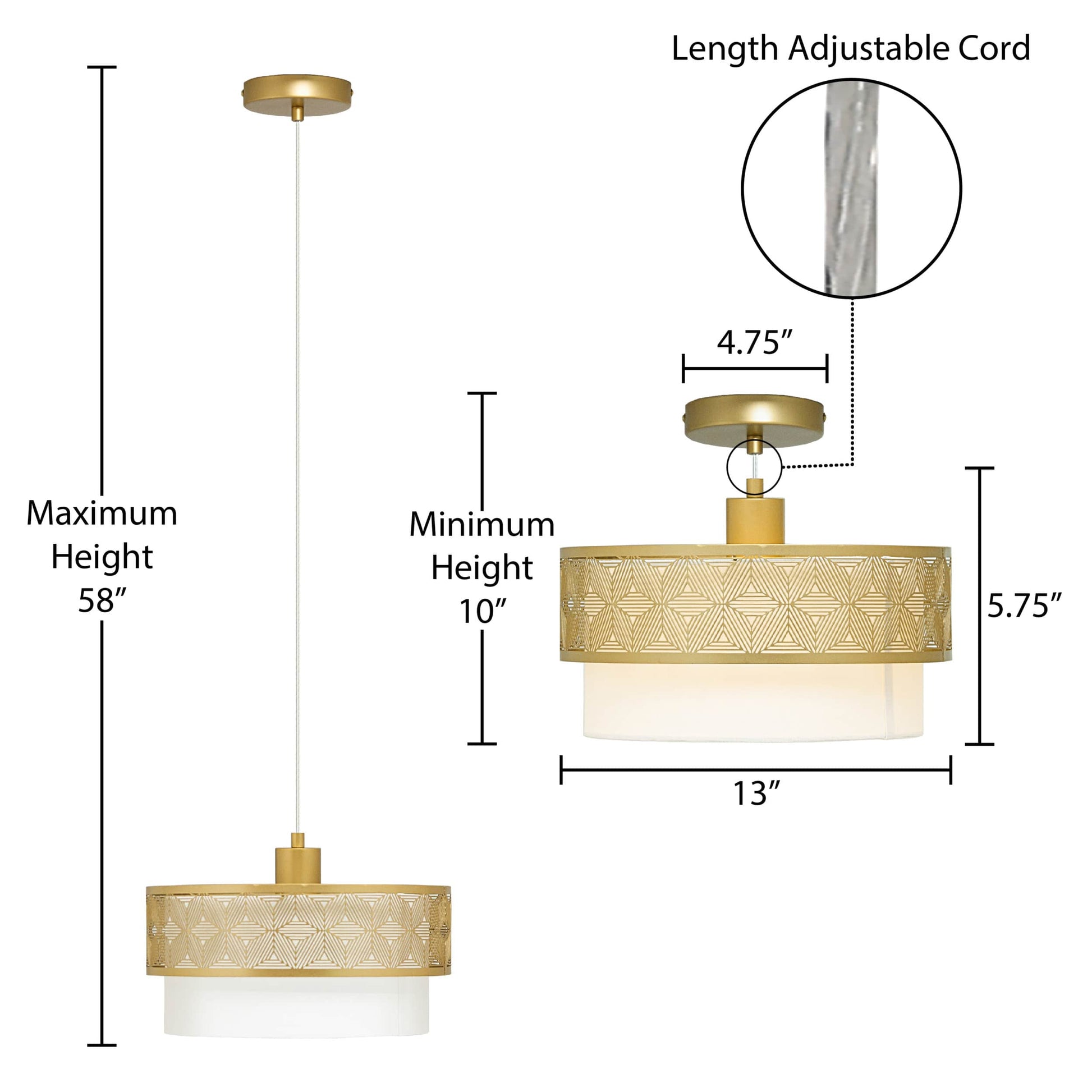 Gold/White-