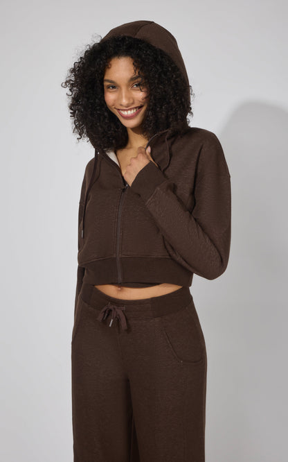 3 PC Baby Fleece Hoodie & Corset Tank & Pant Set