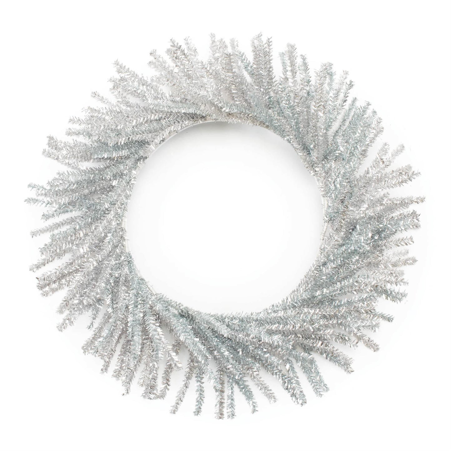Melrose International Tinsel Pine Wreath 21"D