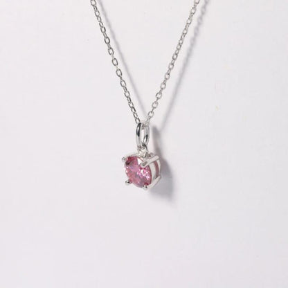 Pink Moissanite Jewelry Set