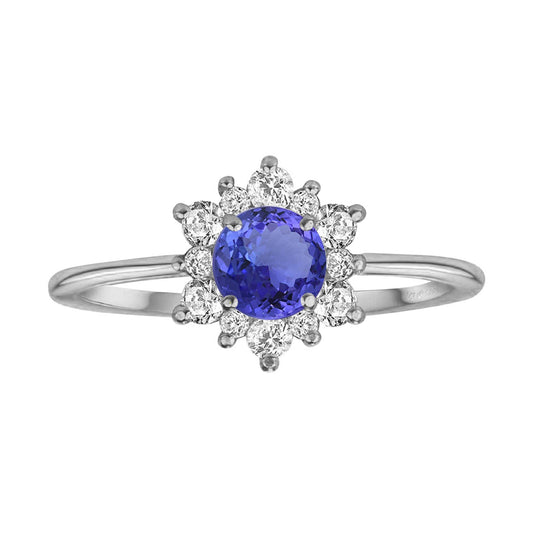 Blue, White-