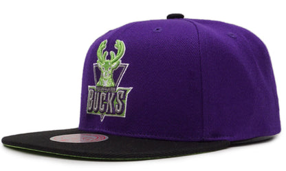 Mitchell & Ness Men's NBA Reload 2.0 Snapback Hwc Bucks Snapback Caps