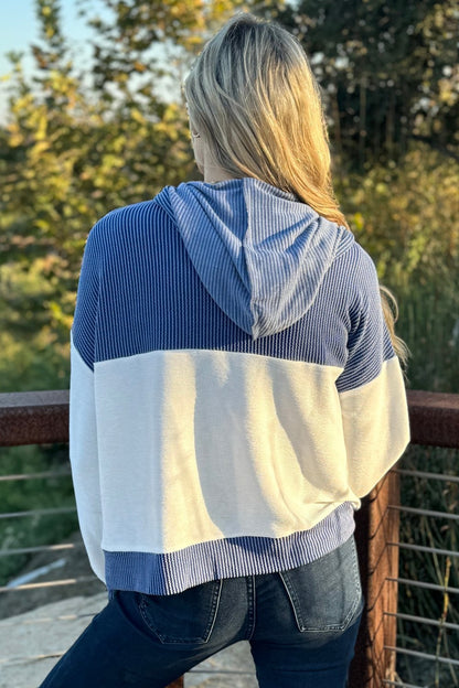Threaded Pear Millie Drawstring Hooded Top