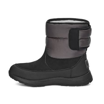 UGG K Toty Weather Snow, Black/Charcoal, 4.0