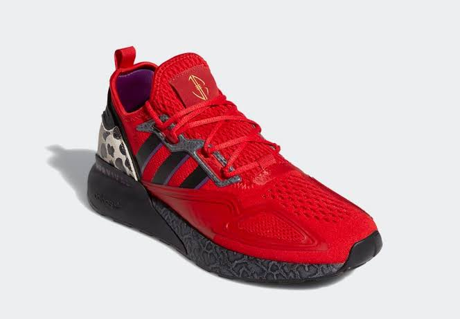 Adidas Men's Jalen Ramsey ZX 2K Boost - Scarlet/Black, FZ5414, Size 9.5