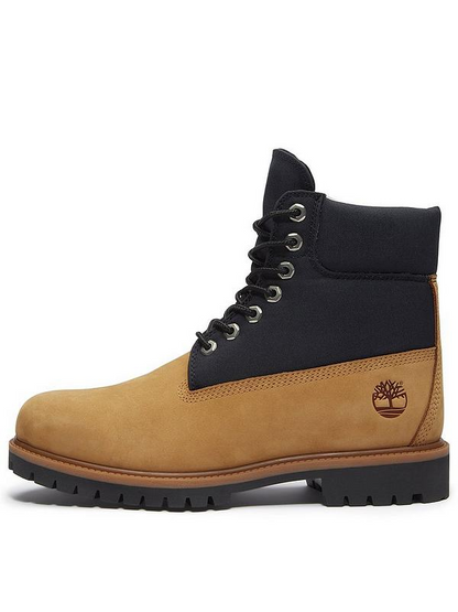 TIMBERLAND Premium Shearling Wheat Nubuck Black Juniors GS TB0A2MZY231 Boot