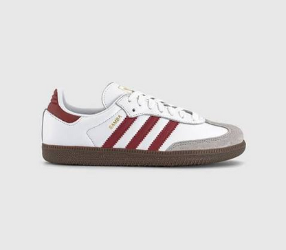 ONE NATION SNEAKERS Adidas M Samba OG White/Preloved Ruby/Clear Granite 8.0