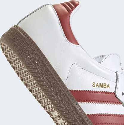 ONE NATION SNEAKERS Adidas M Samba OG White/Preloved Ruby/Clear Granite 8.0