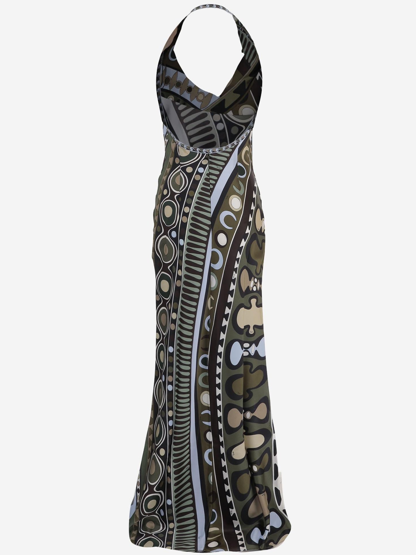 Dress Silk and Viscose All-Over Print