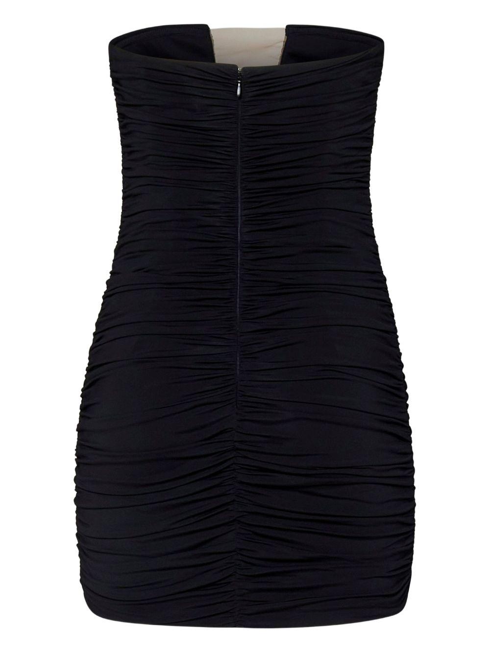 Mini Dress Black Viscose