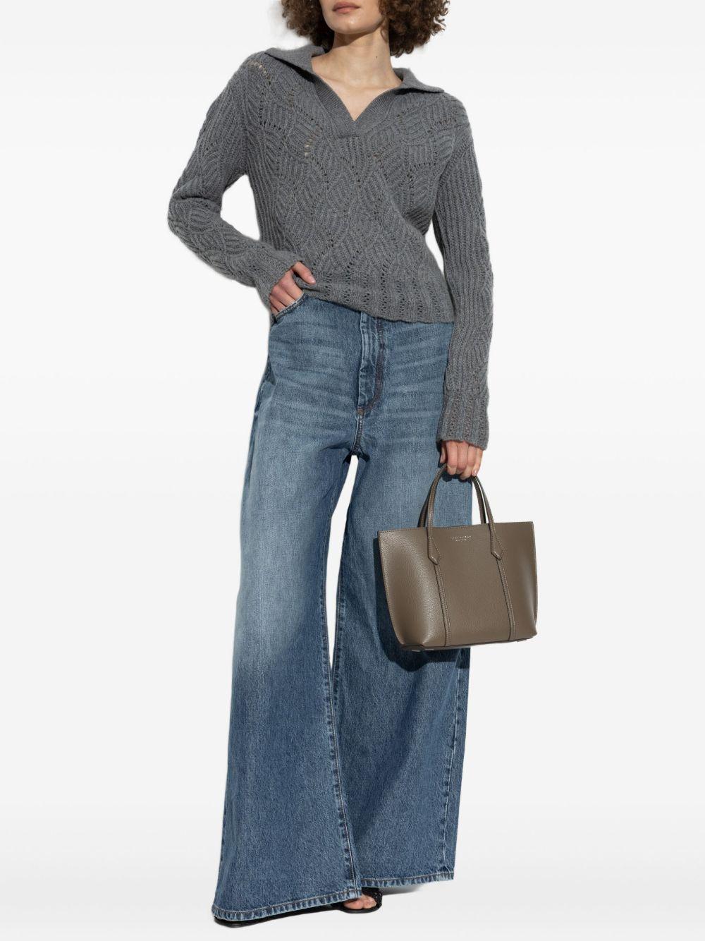 Polo Collar Cashmere Sweater