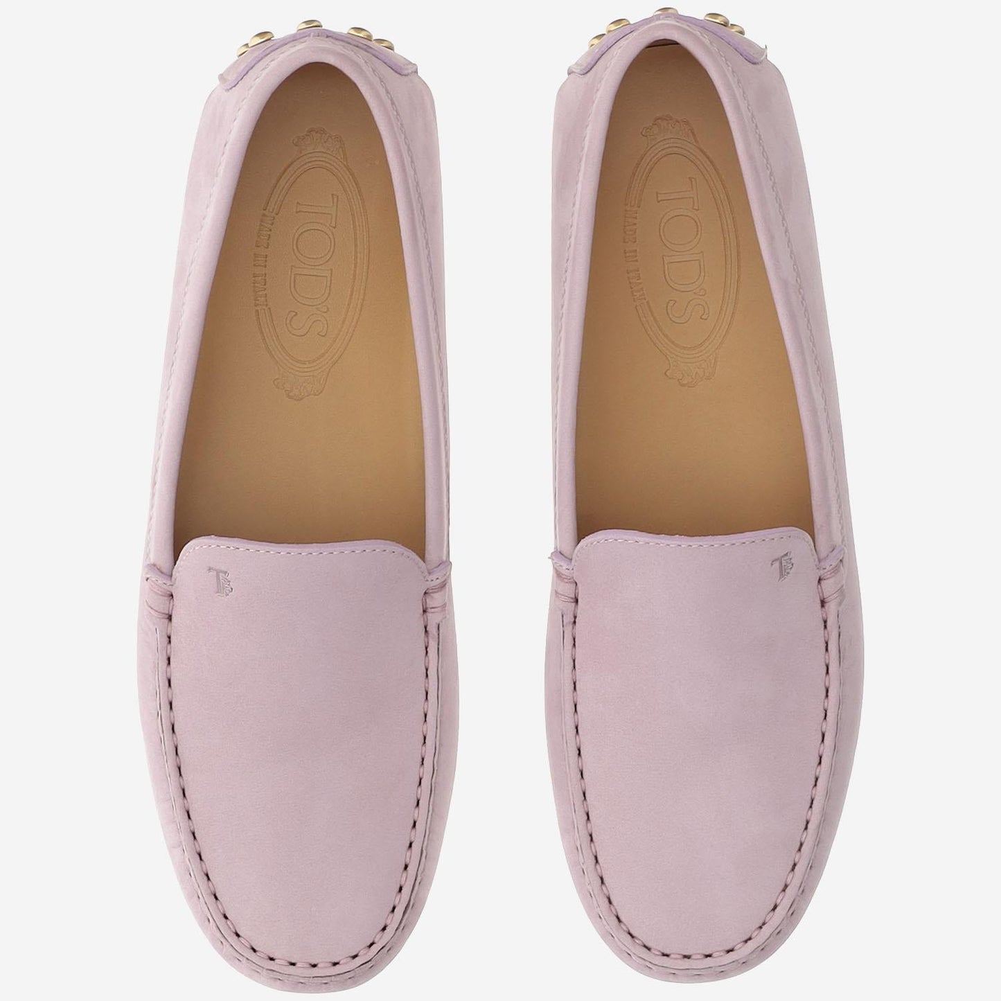 Suede Rubber-Soled Loafers