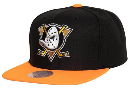 Mitchell & Ness Men's NHL Team 2 Tone 2.0 Snapback Ducks Snapback Caps