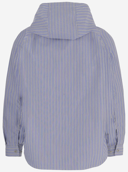 Jacket Technical Fabric Light Blue