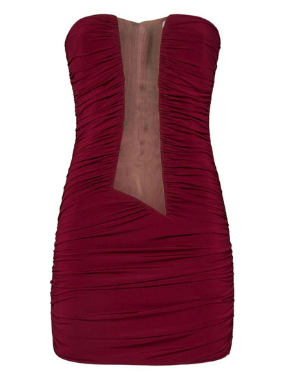Mini Dress Burgundy