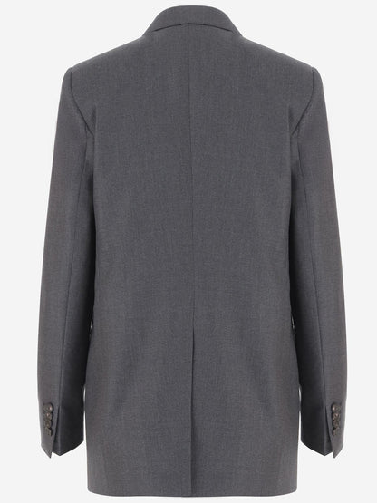 Double-Breasted Wool Jacket