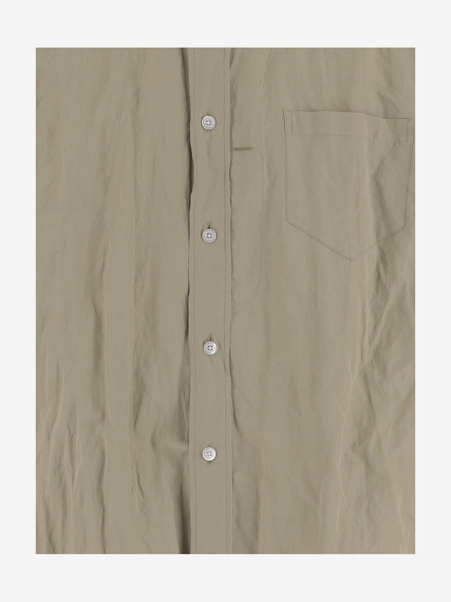 Shirt Cotton-Blend Khaki