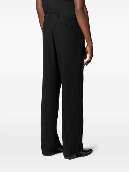 Trousers With Gold-Toned Buckle