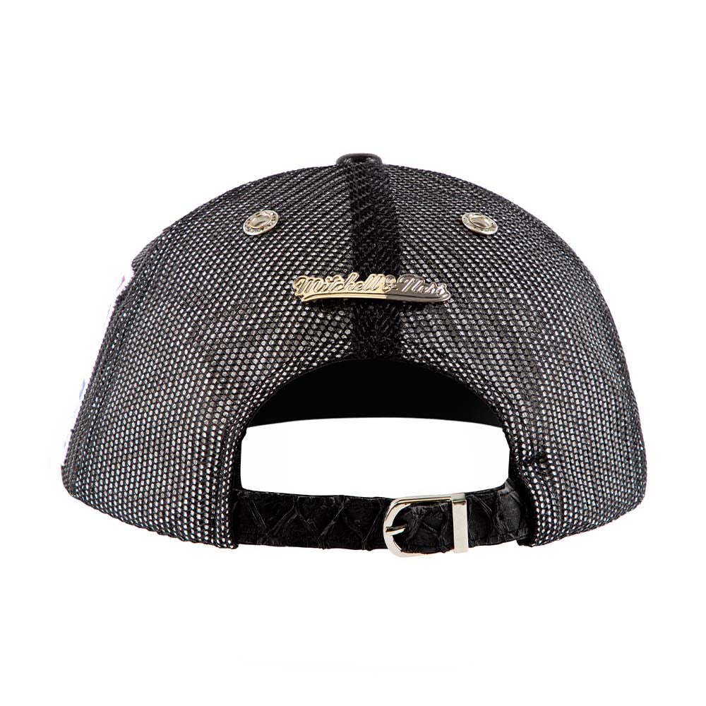 Men's Mitchell & Ness NBA 75Th Platinum Lux Trucker Heat
